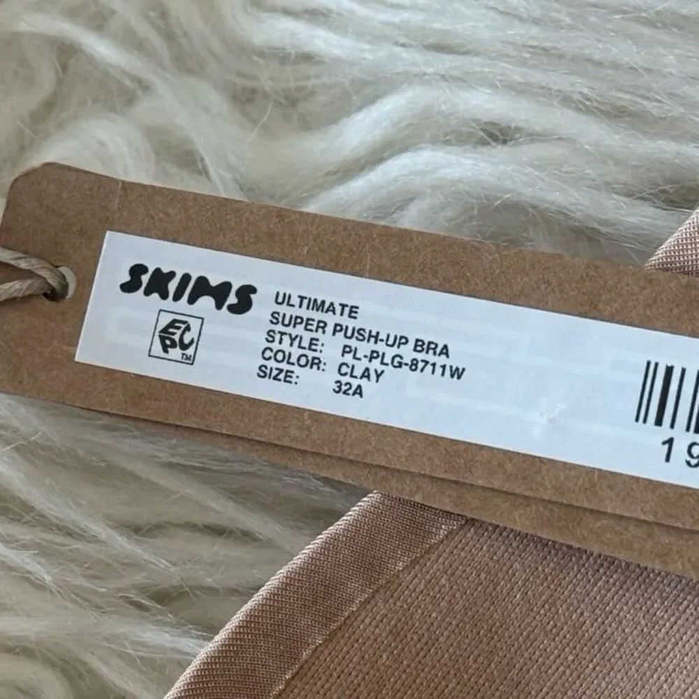 Skims Ultimate Super Push Up Bra Clay Size 32A - Picture 8 of 8
